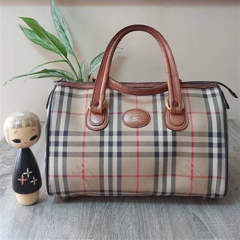 vintage burberry bag ebay|authentic vintage burberry bag.